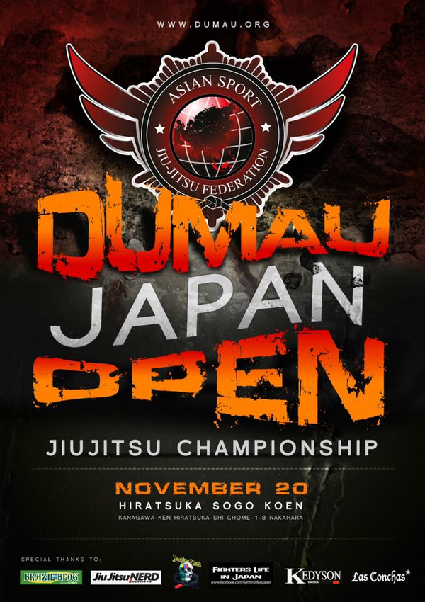 DUMAU JAPAN OPEN  JIU JITSU CHAMPIONSHIP 2016 Poster