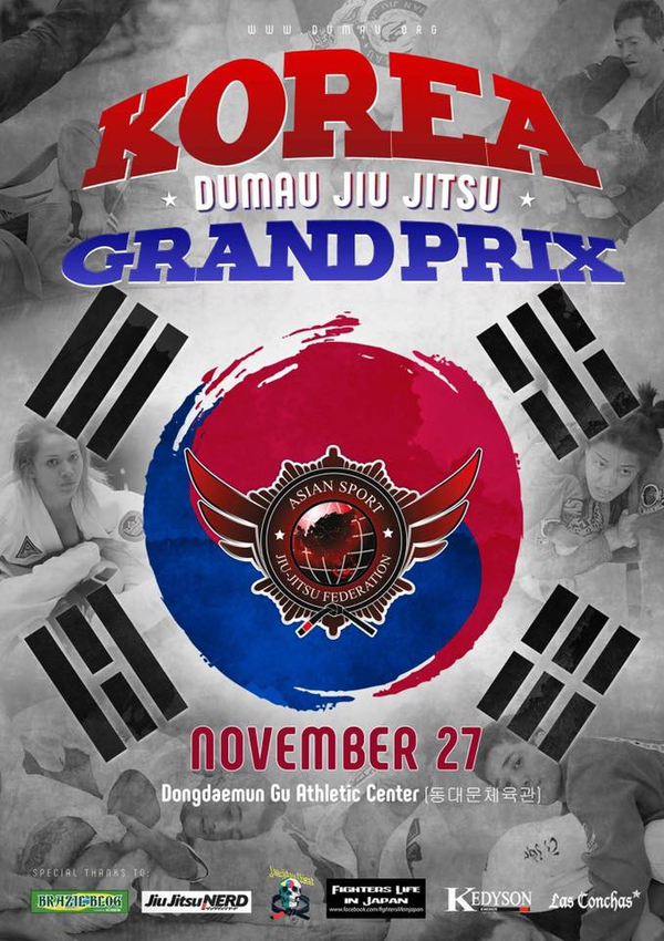DUMAU JIU JITSU KOREA GRAND PRIX 2016 Poster