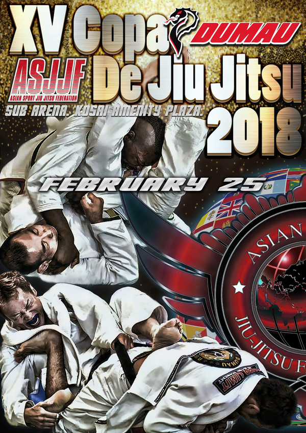 ASJJF XV COPA DUMAU DE JIU JITSU 2018 Poster