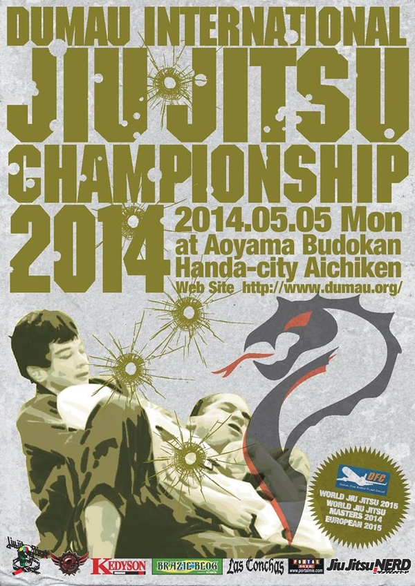 DUMAU INTERNATIONAL JIU JITSU CHAMPIONSHIP 2014 Poster
