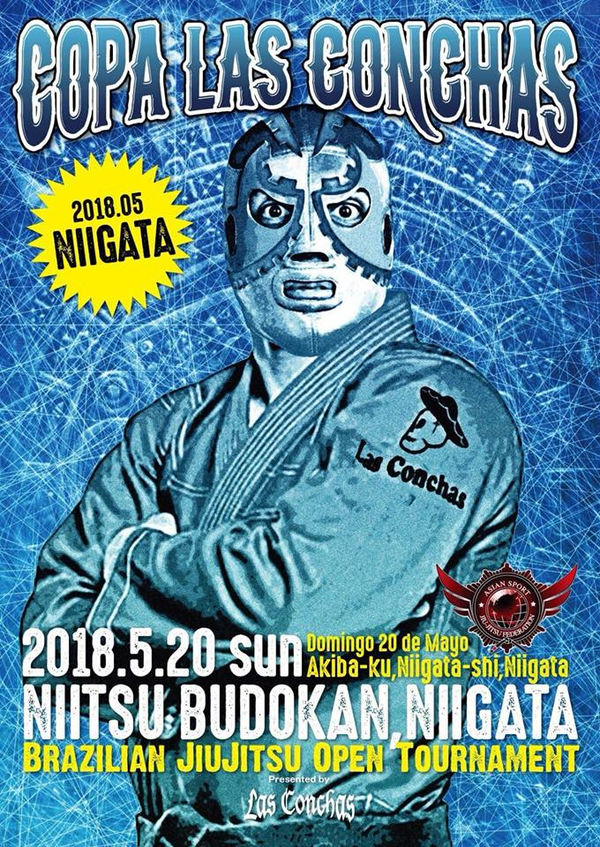 COPA LAS CONCHAS JIU JITSU NIIGATA 2018 Poster