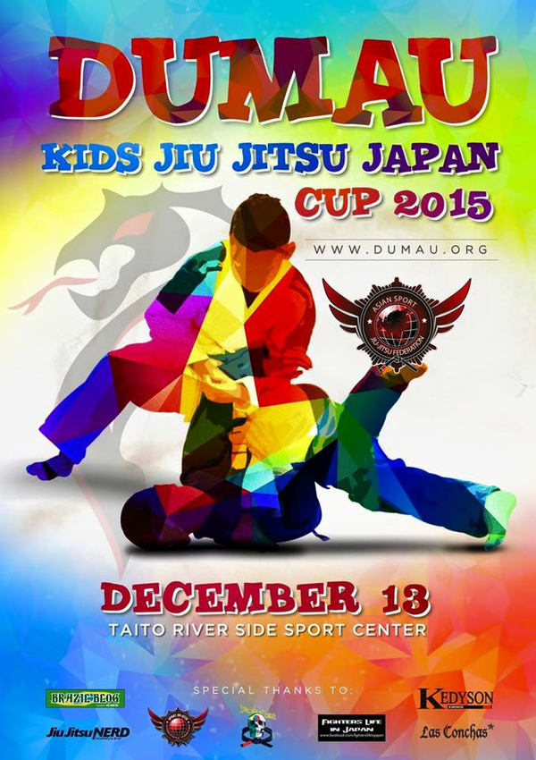 ASJJF - DUMAU KIDS JIU JITSU JAPAN CUP 2015 Poster