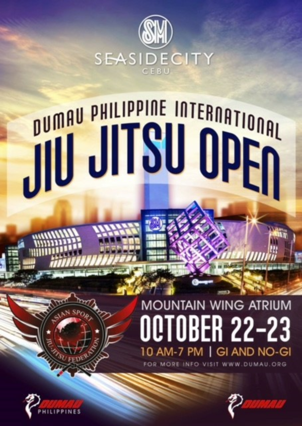 ASJJF - 2016 DUMAU PHILIPPINE INTERNATIONAL OPEN NO-GI TOURNAMENT Poster