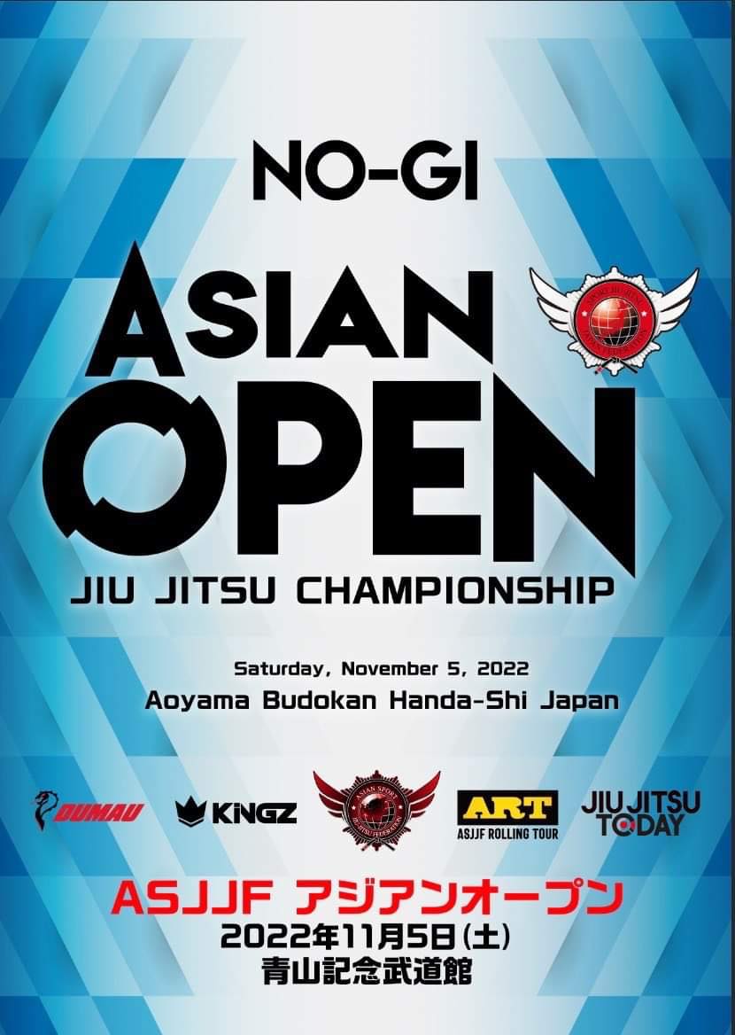 Asjjf Asian Open No-gi Championship 2022