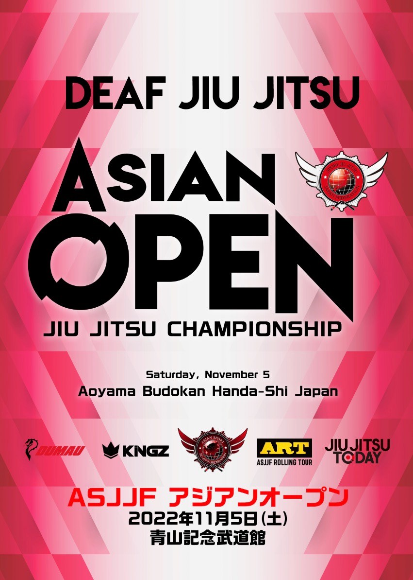 asjjf asian open deaf jiu jitsu championship 2022