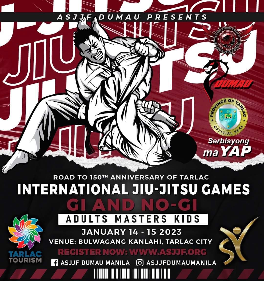 road to 150th anniversary of tarlac international jiu jitsu games