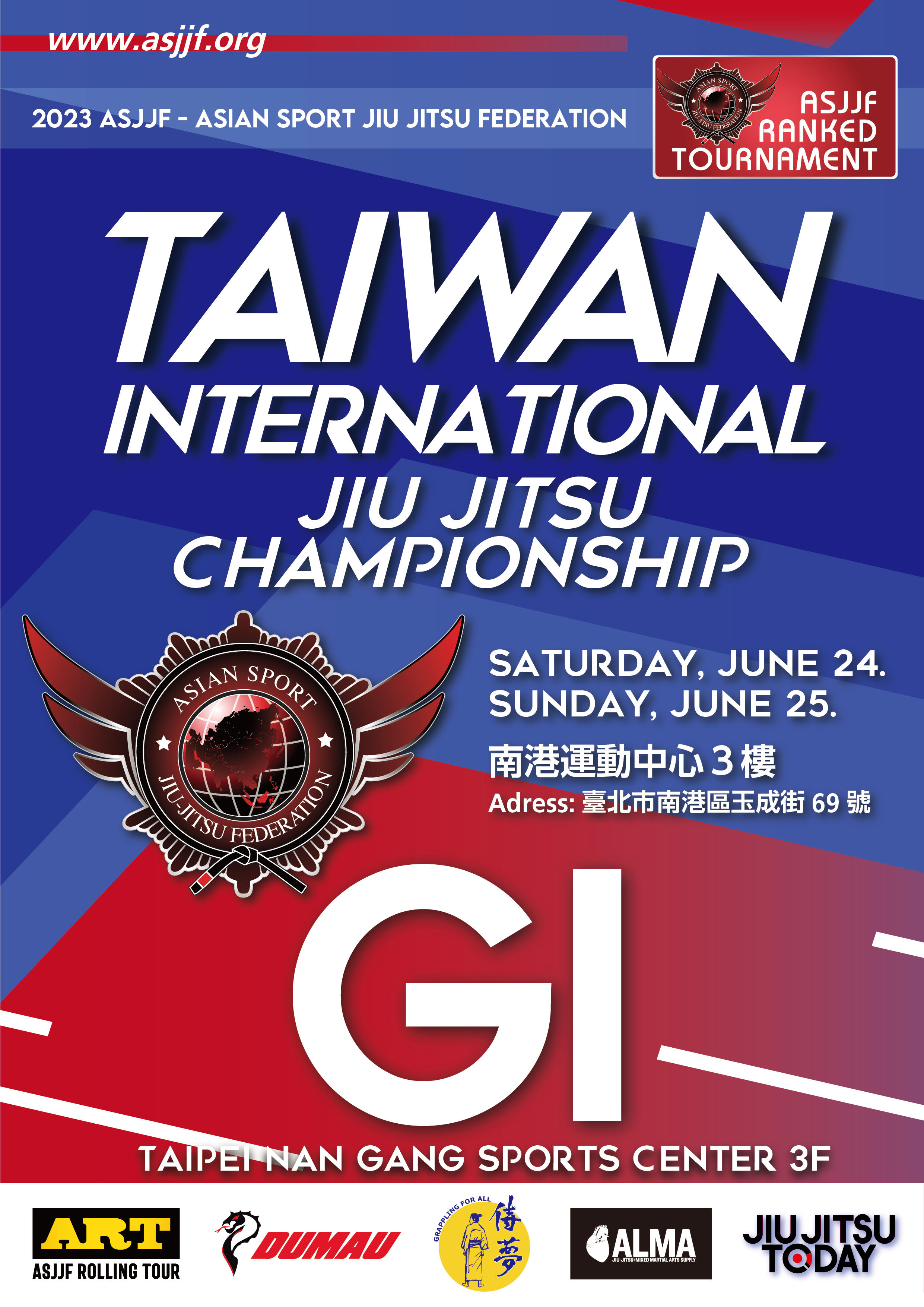 asjjf taiwan international jiu jitsu championship 2023