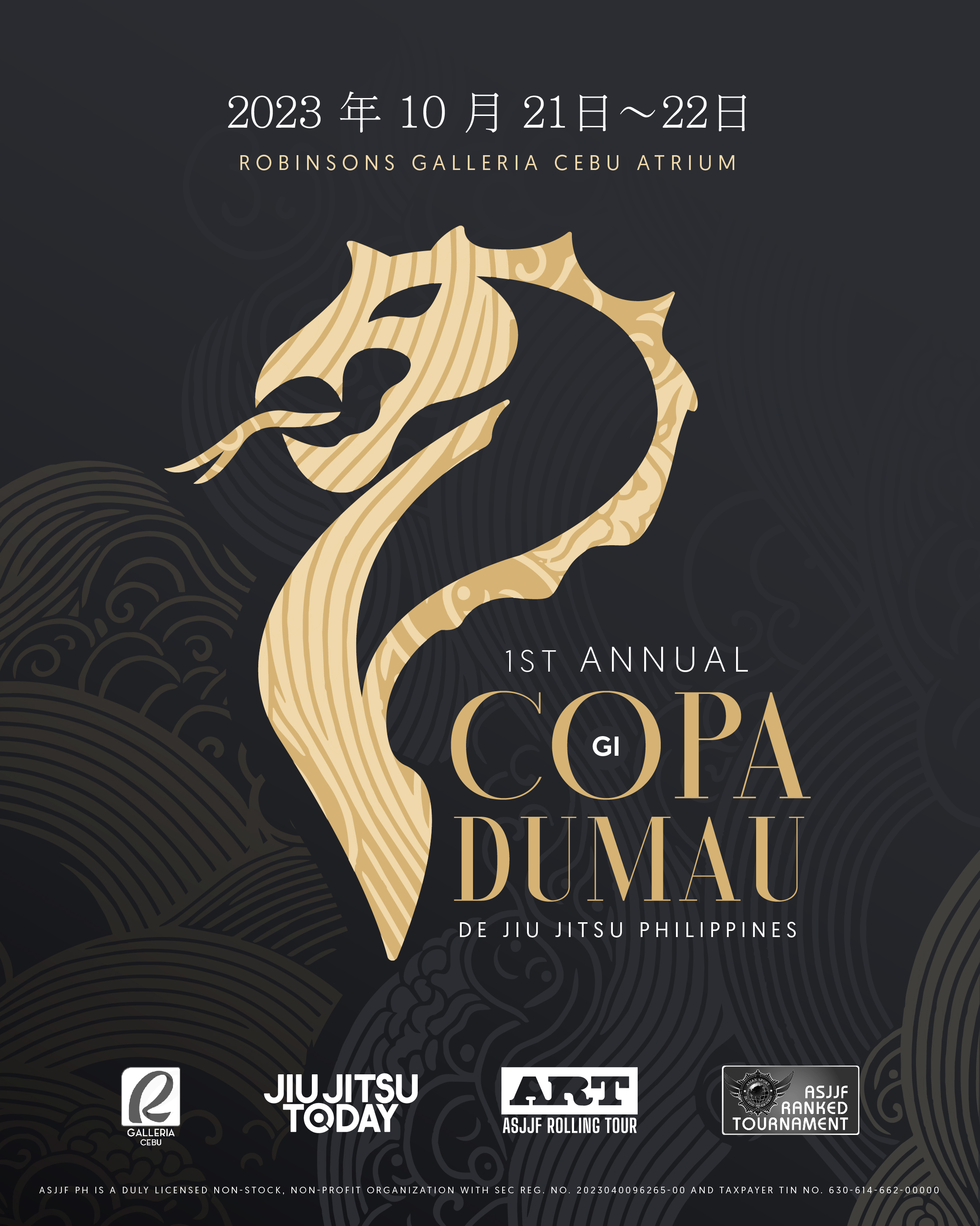1st Annual Copa Dumau De Jiu Jitsu Philippine 2023