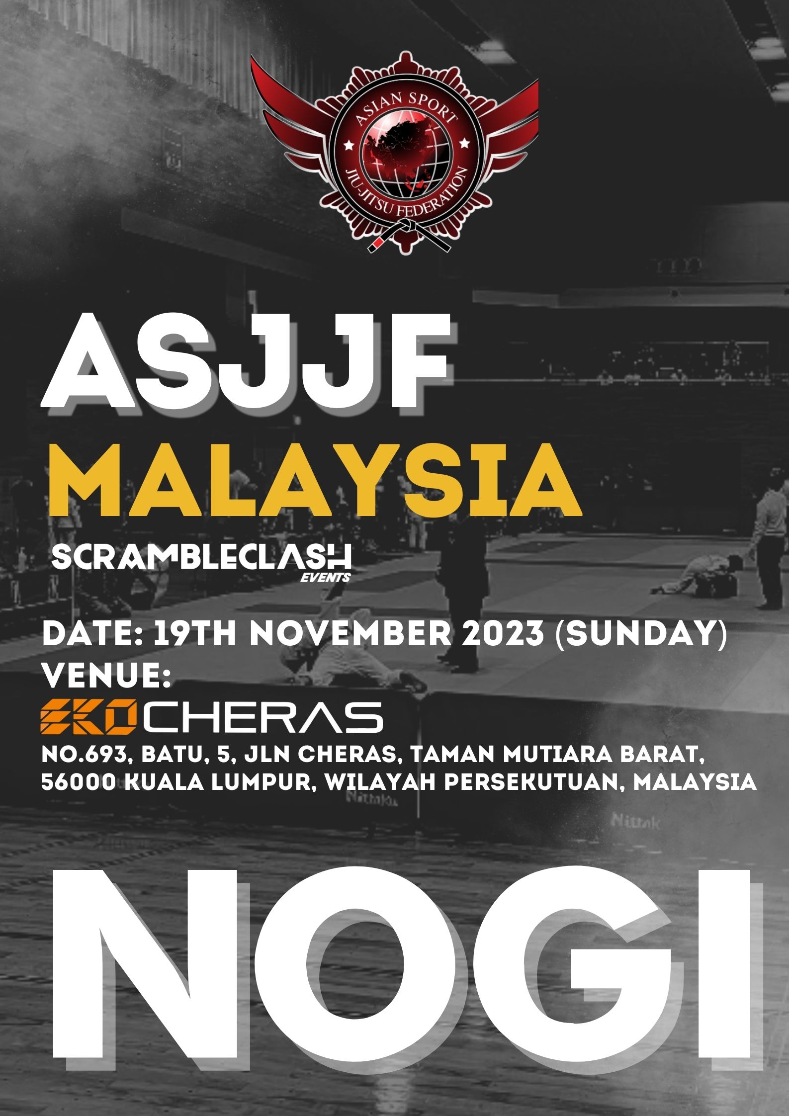 Asjjf Malaysia International No-gi Open 2023