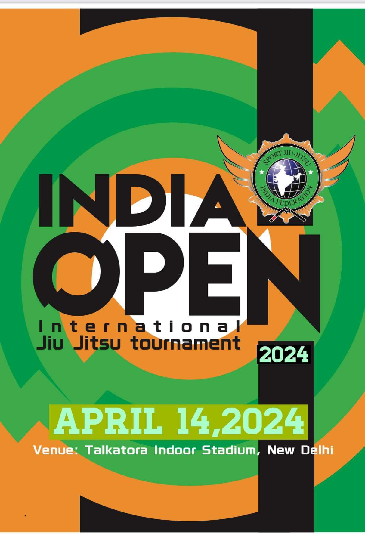 sjjindf india international open jiu jitsu tournament 2024 (GI)