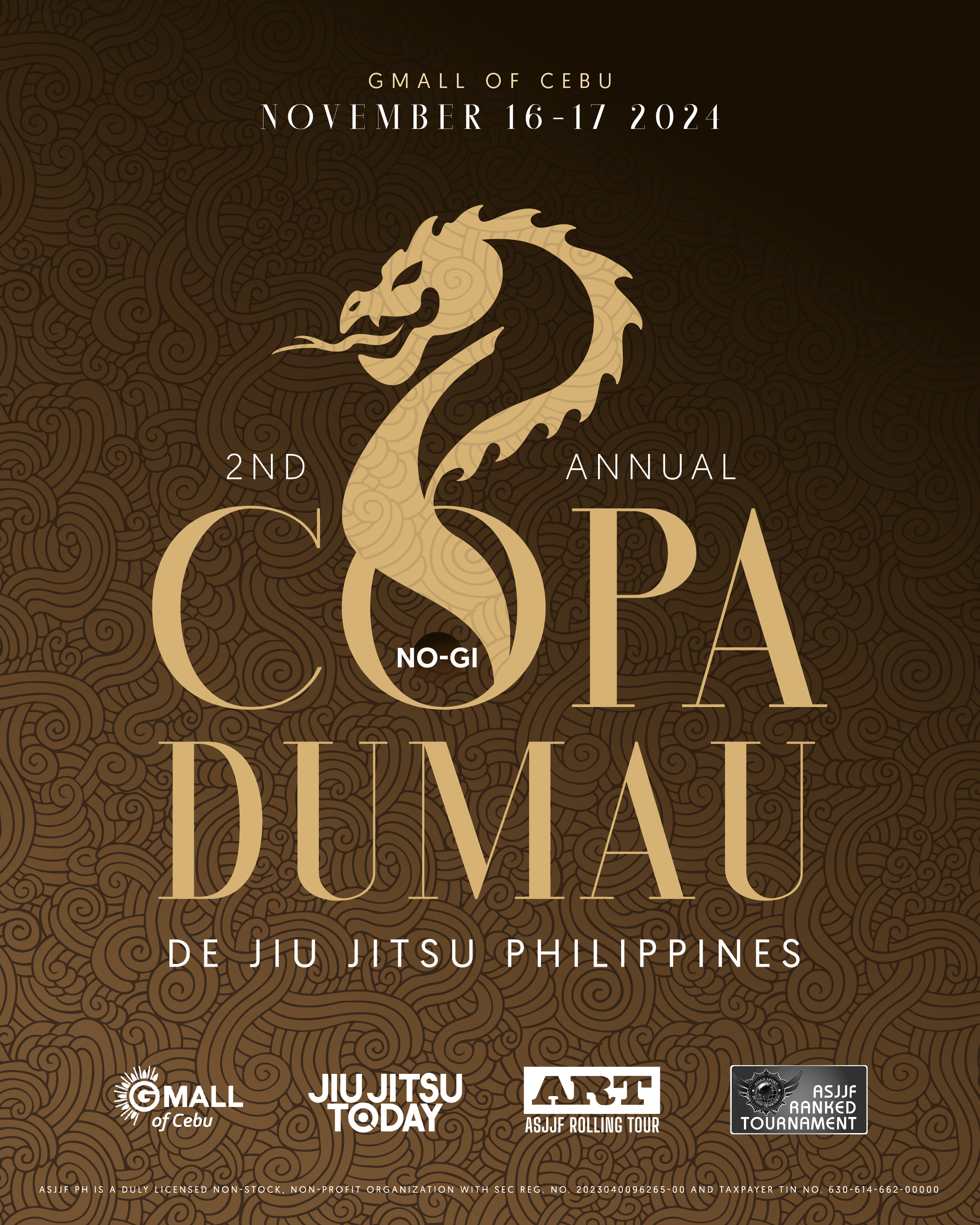 2nd annual copa dumau de no-gi philippine 2024. (no-gi event)