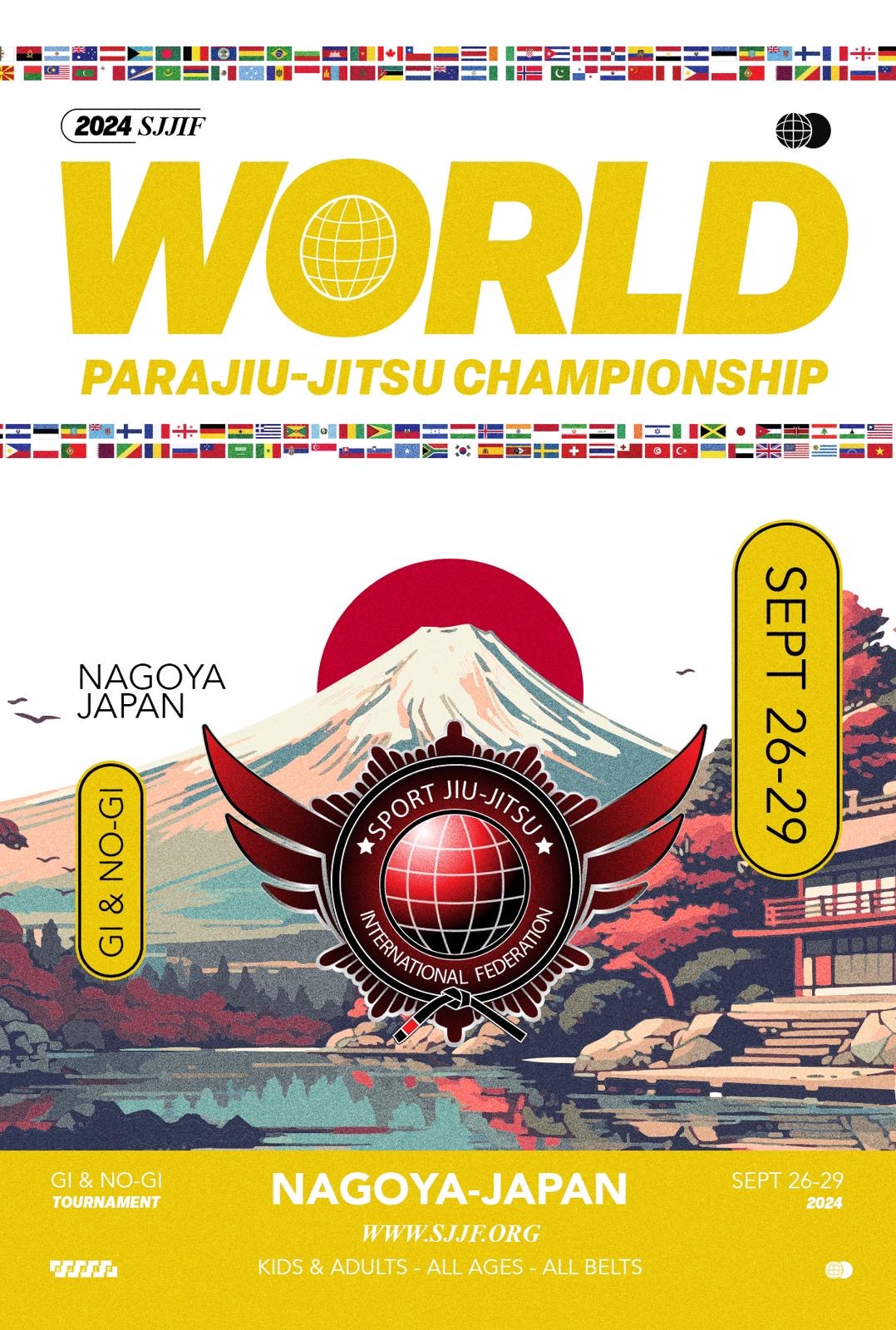 sjjif world parajiu jitsu championship 2024. (para jiu jitsu event)