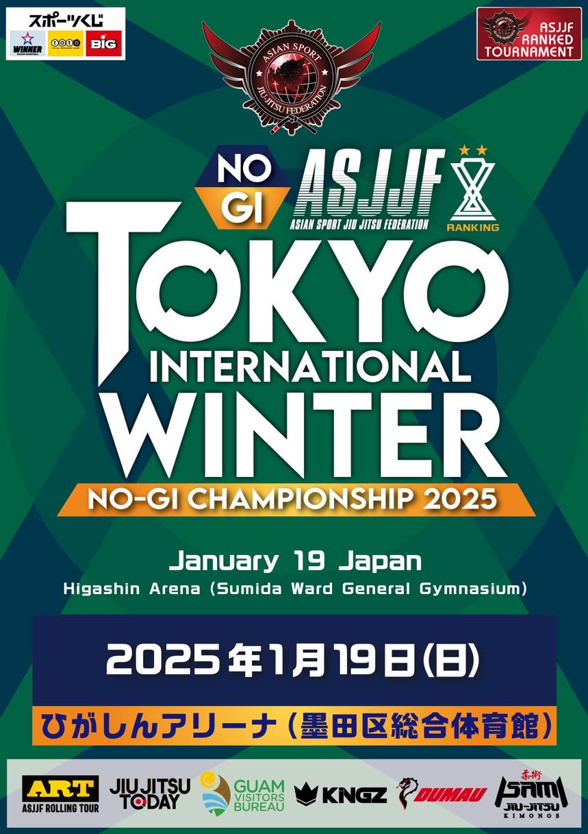 Tokyo International Winter No-gi  Championship 2025. (no-gi Event)