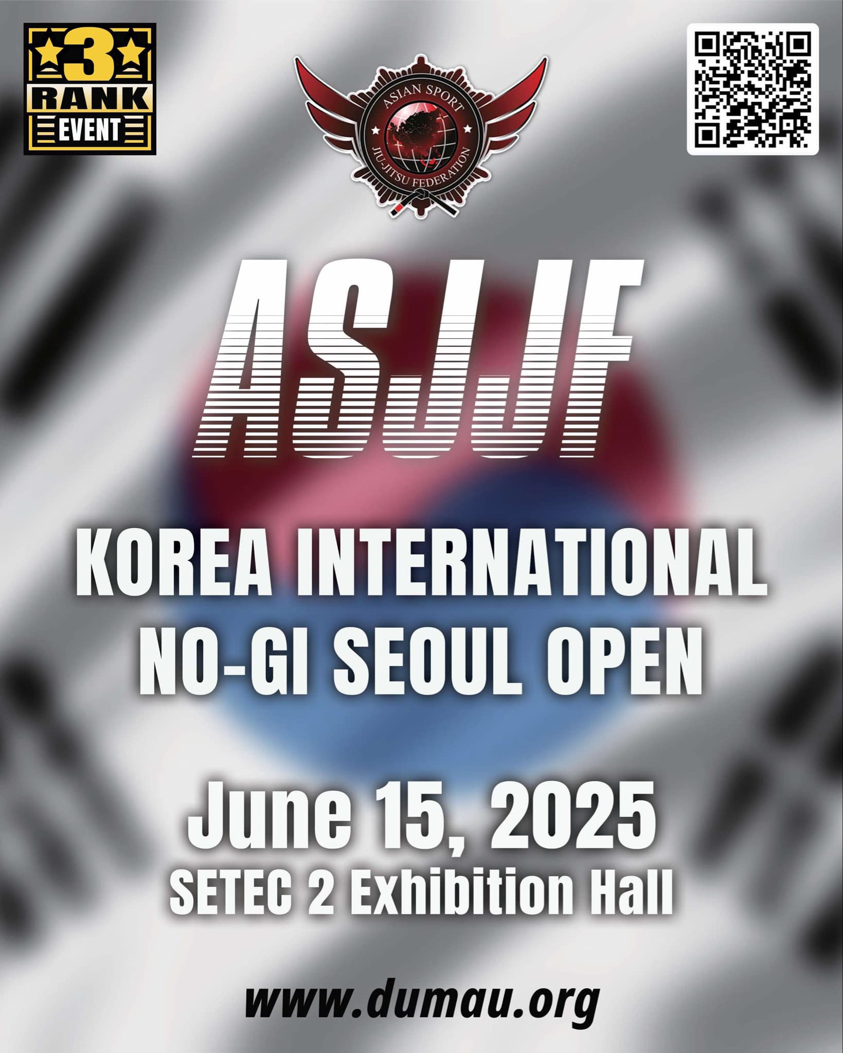 ASJJF Korea international NO-GI Open championship 2025  (no-gi event)