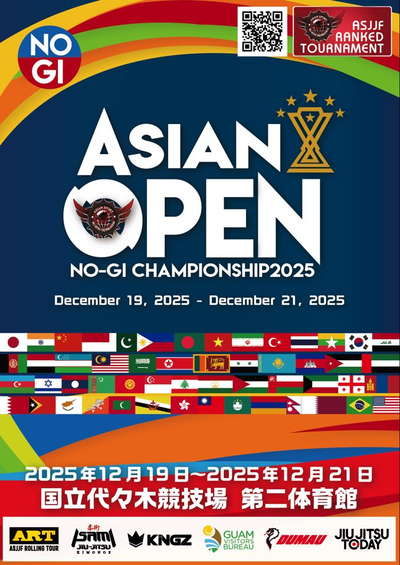 Asjjf Asian Open No-gi Championship 2025. (no-gi Event)