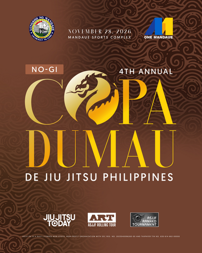 4th Annual Copa Dumau De No-gi Philippine 2026. (no-gi Event)