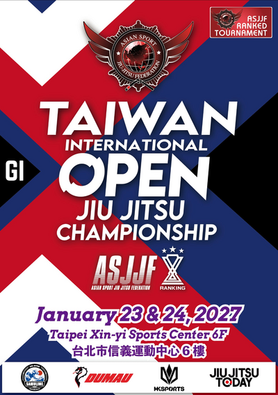 Asjjf Taiwan International Open Jiu Jitsu Championship 2027
